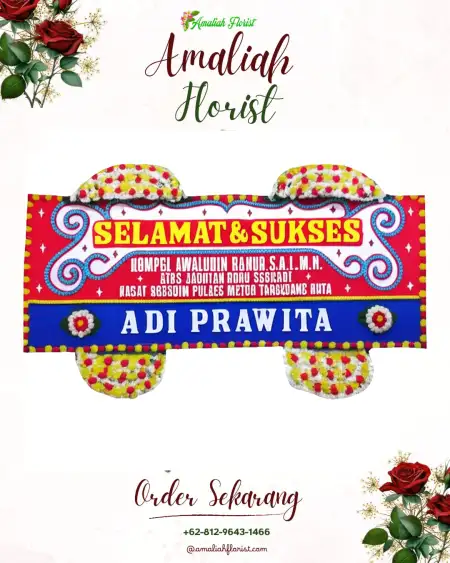 Papan Bunga Ucapan Selamat Lumbu